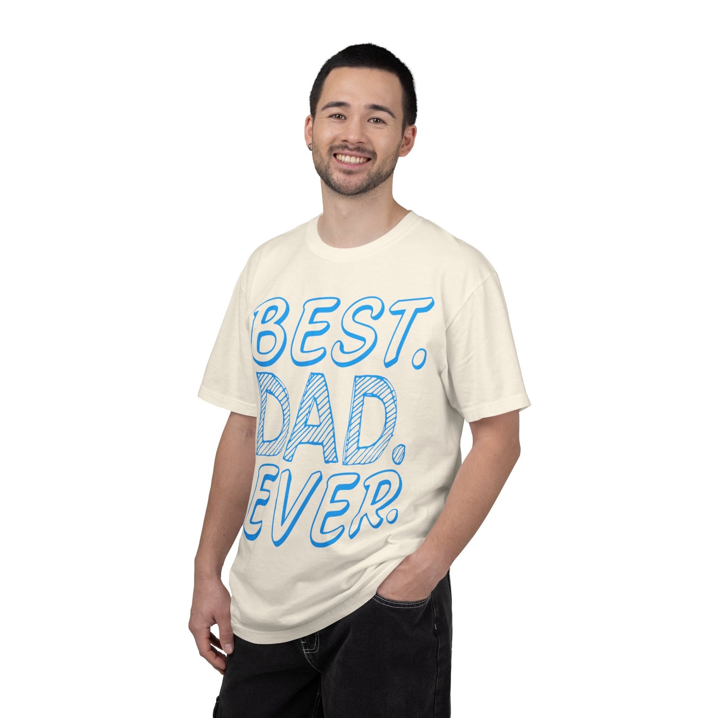 Best Dad Ever Outstanding Supreme Tee Extraordinary Incomparable Champion Unisex Heavy Cotton T-Shirt