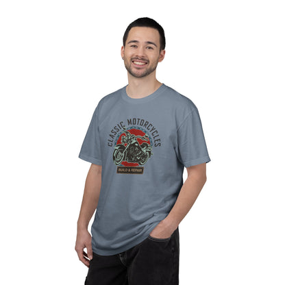 Classic Motorcycles Custom Engine Club Motorbike Lovers Trendy Tee High-speed Rider Adventure Racer Unisex Heavy Cotton T-Shirt