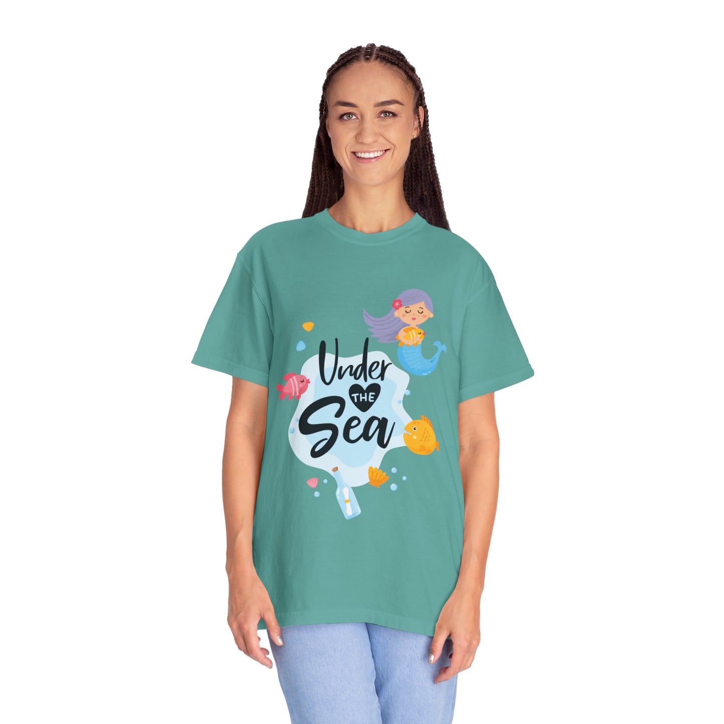 Under The Sea Oceanic Enchantment Tee Marine Life Wonders Unseen Depths Unisex Heavy Cotton T-Shirt