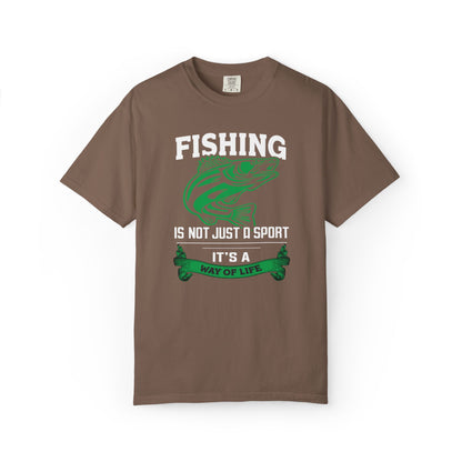 Fishing Is Not Just A Sport Reel Bait Fishing Tee Solitude Unisex Heavy Cotton T-Shirt