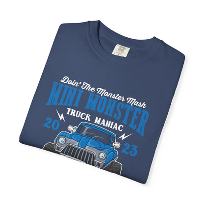 Funny Mini Monster Truck Manic Speed Truck Power Sarcastic Extreme Adventure Four-Wheel Drive Unisex Heavy Cotton T-Shirt