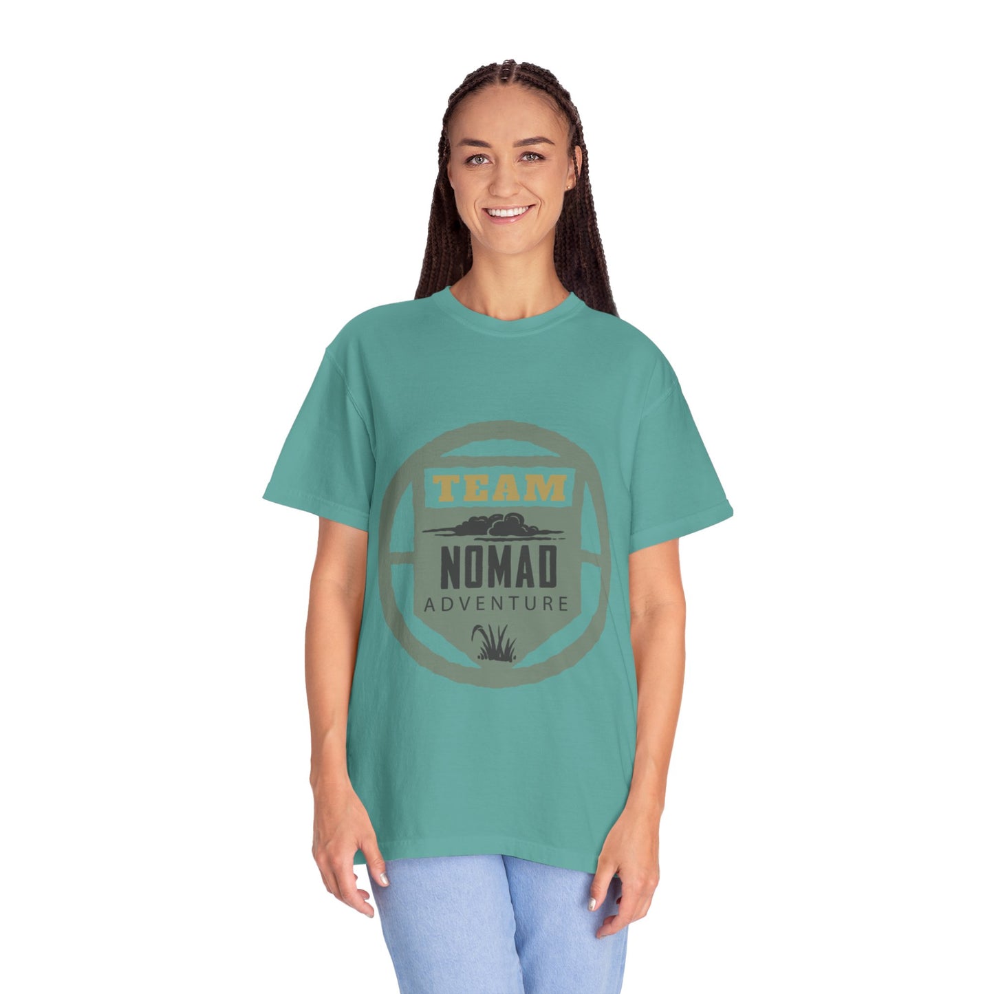 Team Nomad Constant Movement Discovery Freedom Adventure Enthusiasts Unisex Heavy Cotton T-Shirt