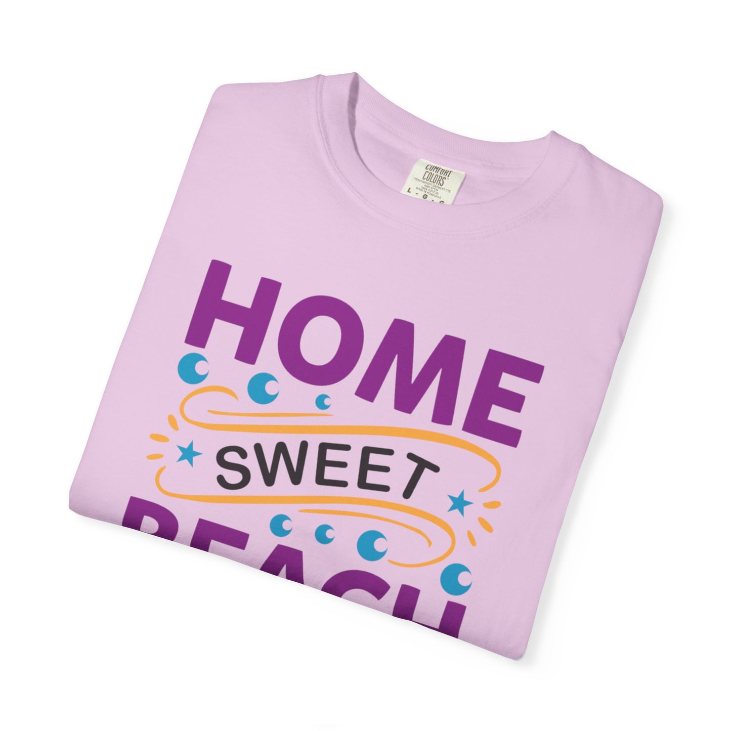 Enjoyable Home Sweet Beach House Beach Life Sun Sand Sea Seashells Sea Breeze Beach Sun Glasses  Unisex Heavy Cotton T-Shirt