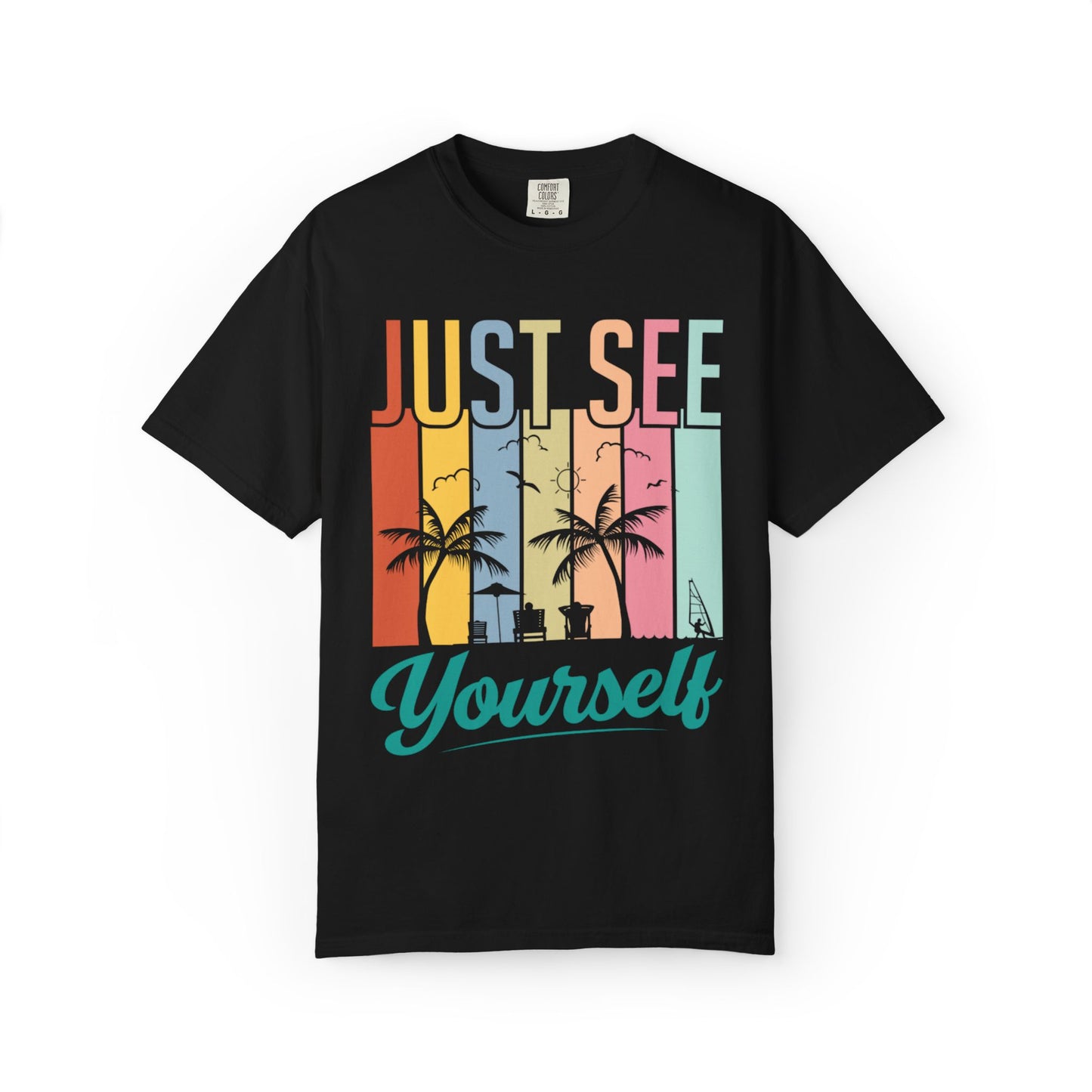 Inspirational Just See Yourself Self-Discovery Personal Vision Focus Summer Vibes Unisex Heavy Cotton T-Shirt