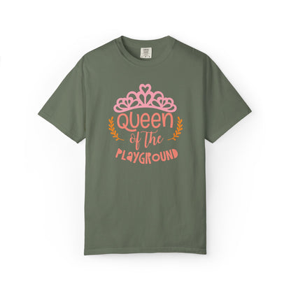 Queen Of The Playground Playtime Learning Objectives Early Toddlers Tee Childhood Development Unisex Heavy Cotton T-Shirt