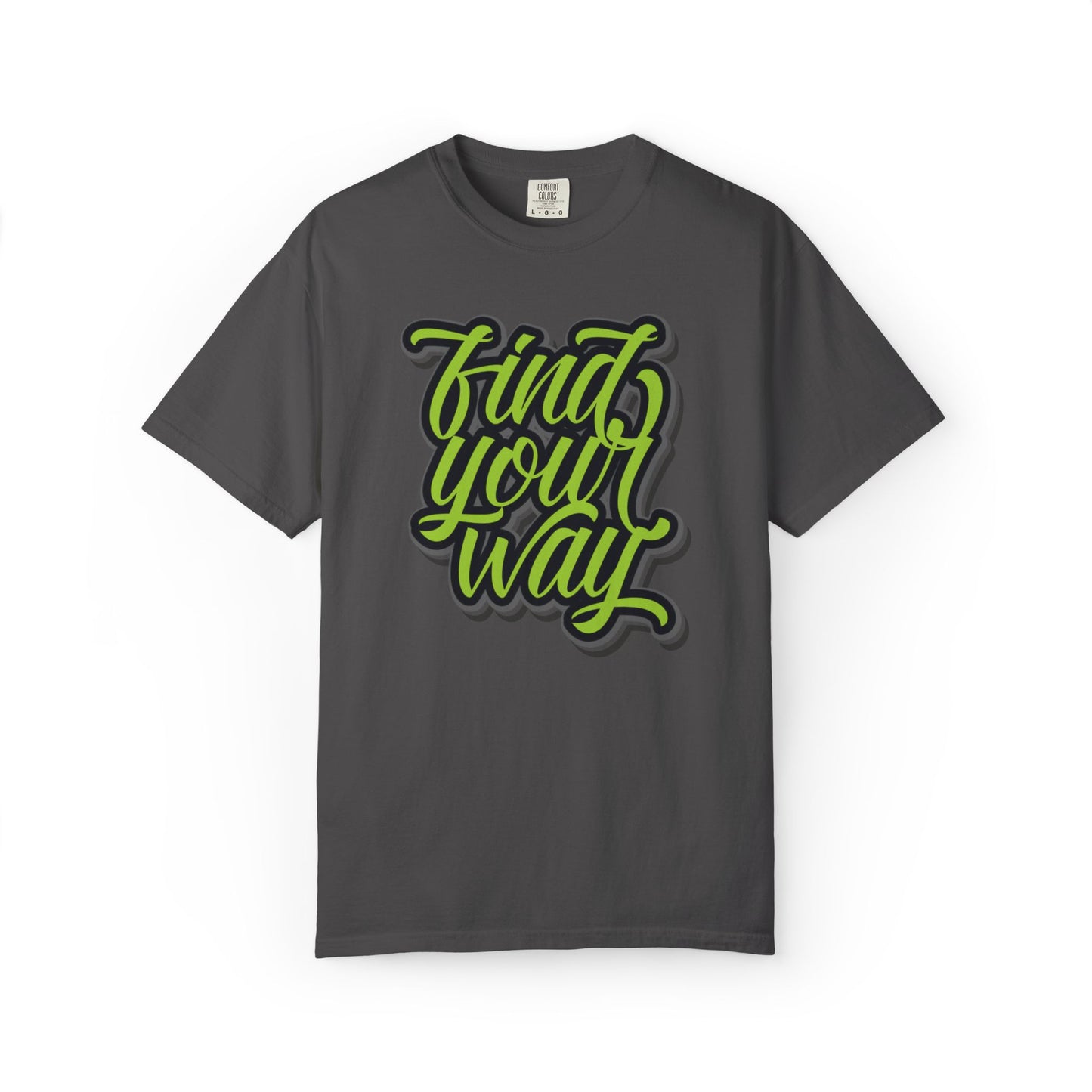 Find Your Way Direction Guidance Tee Exploration Adventure Destination Unisex Heavy Cotton T-Shirt