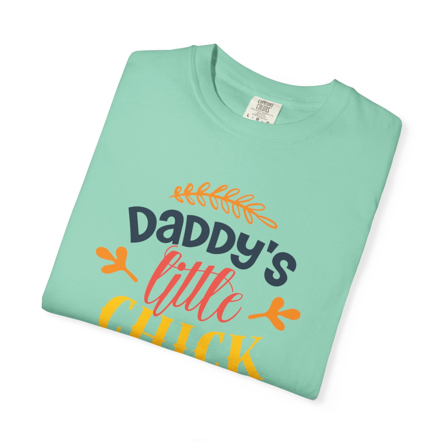 Daddy’s Little Chick Confidence Tee Elegance Charming Appealing Beauty Easter Celebration Unisex Heavy Cotton T-Shirt