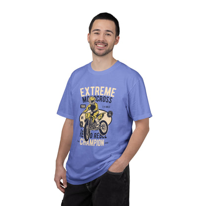 Extreme Champion Epic Trail Exploration Tee Thrill-Seeking Stunt Mastery Downhill Rush Unisex Heavy Cotton T-Shirt