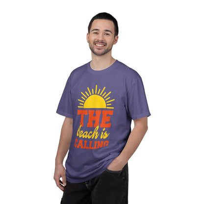 Enjoyable The Beach Is Calling Beach Life Sun Sand Sea Sun Kissed Sea Breeze Beach Sun Glasses Palm Trees Unisex Heavy Cotton T-Shirt