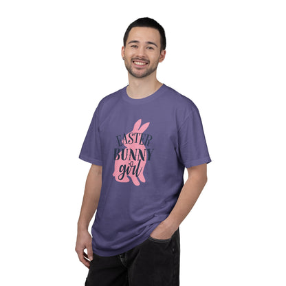 Easter Bunny Girl Holy Week Celebration Spring Festival Tee Christian Holiday Excitement Eggs Good Friday  Unisex Heavy Cotton T-Shirt