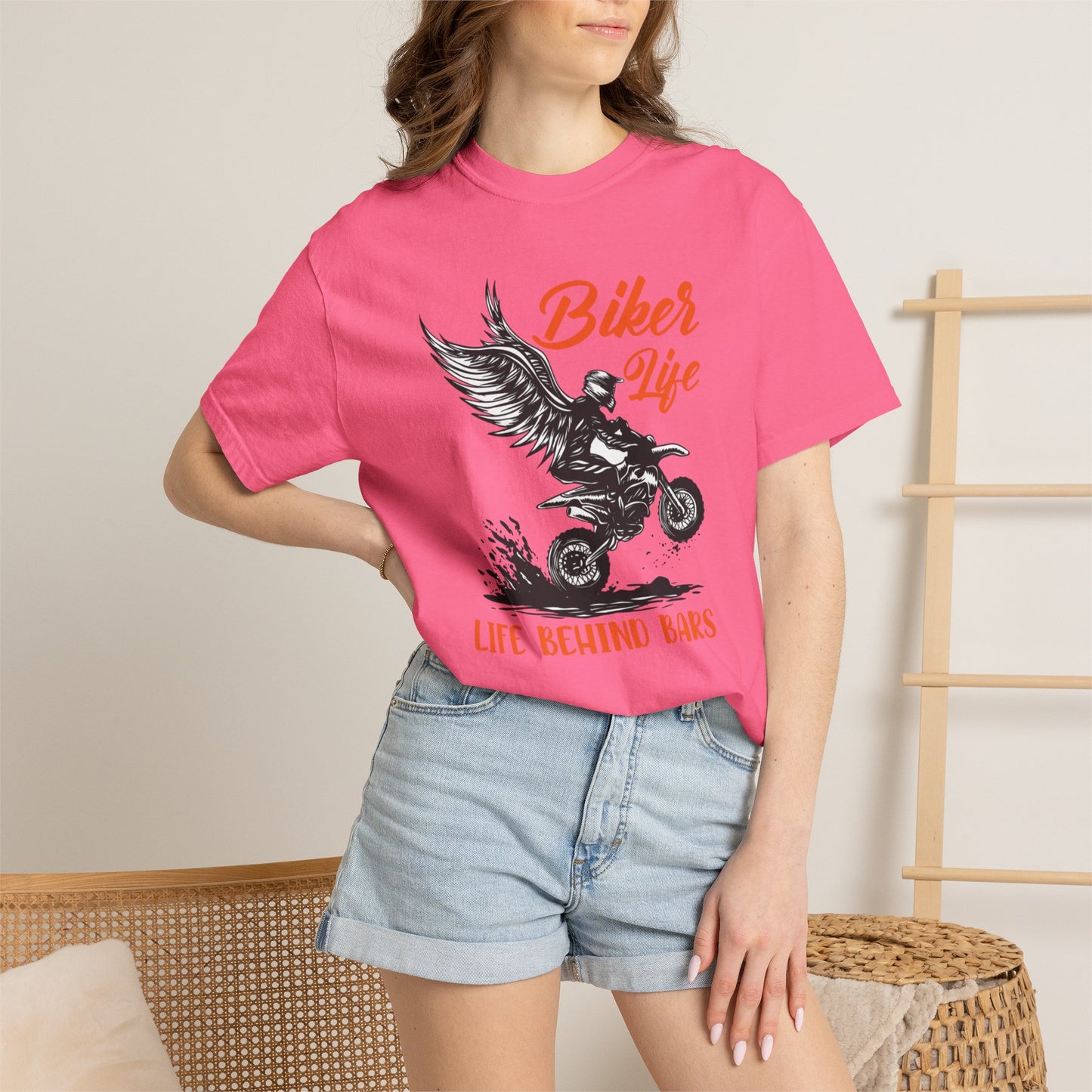 Thriller Live Behind Bars Secret Of Life Journey Over Destination Two Wheeled Adventures Unisex Heavy Cotton T-Shirt