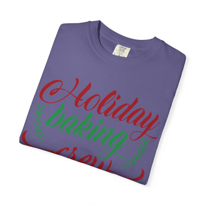 Holiday Baking Crew Xmas Cakes Christmas Cookies Festival Season Unisex Heavy Cotton T-Shirt