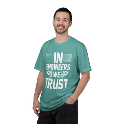 In Engineers We Trust Critical Thinking Problem-Solving Sarcastic Adaptability Unisex Heavy Cotton T-Shirt