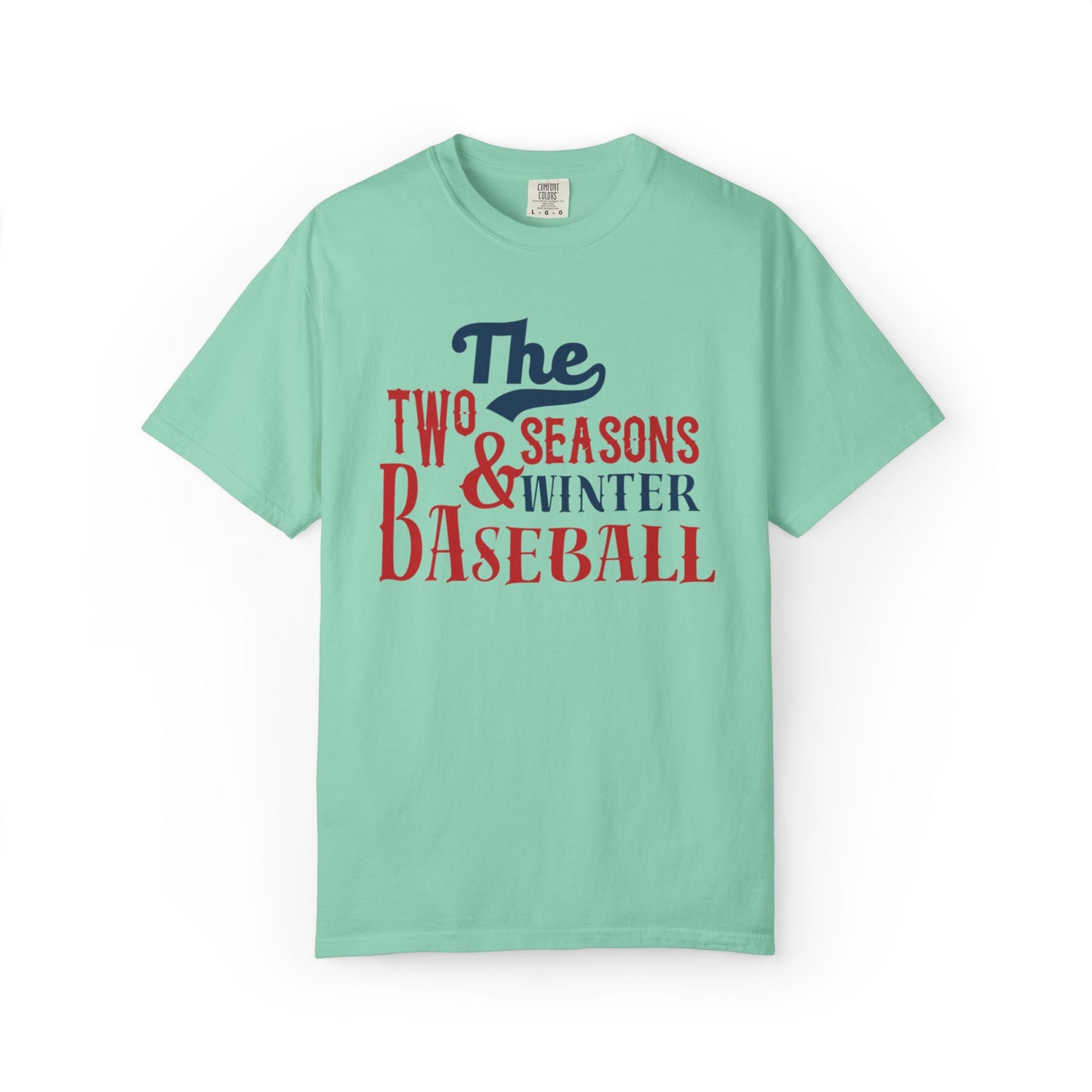 The Two Seasons Winter & Baseball Pitcher’s Snow Peace Tee Scoreboard Smiles Inning Of Joy Unisex Heavy Cotton T-Shirt
