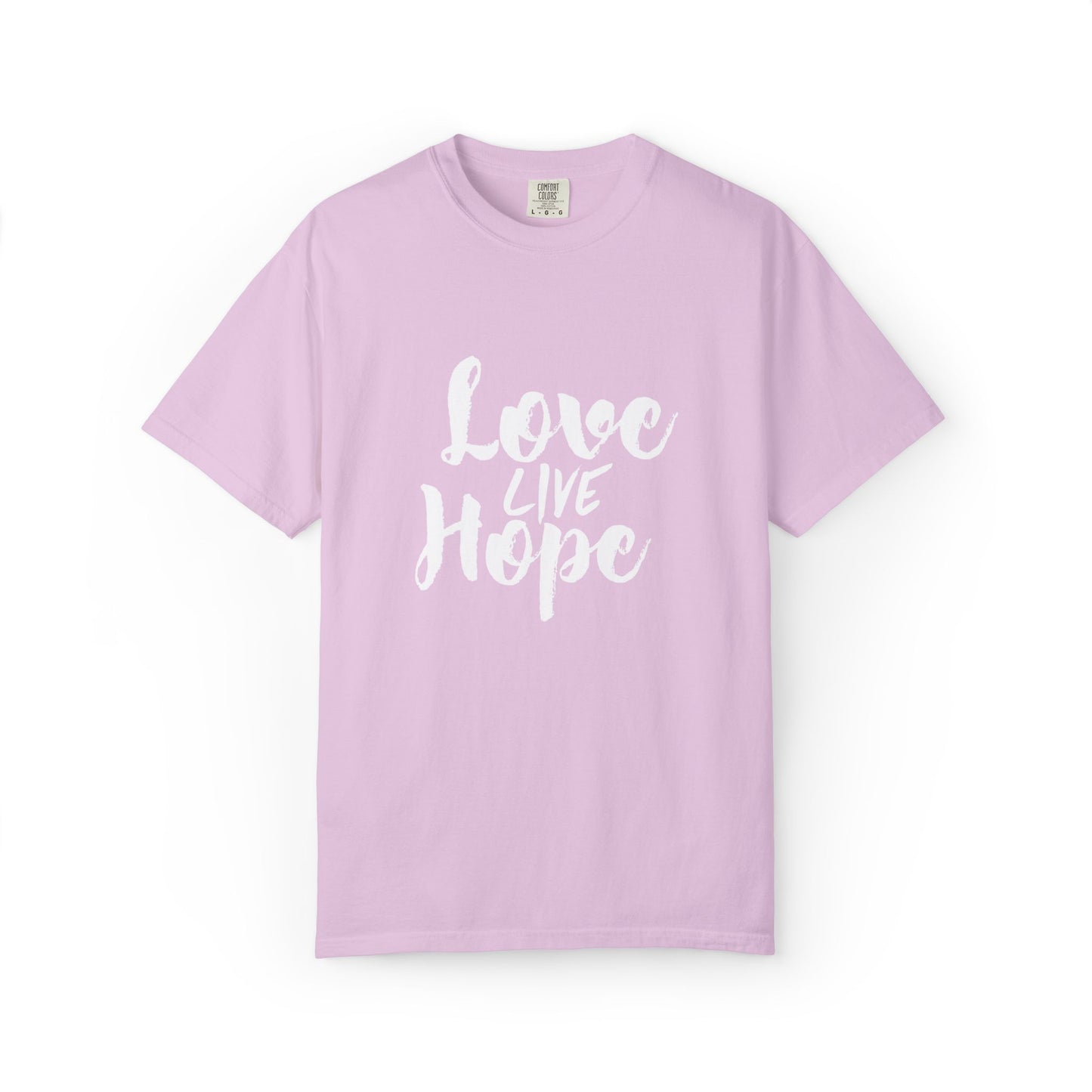 Love live hope Modern Tee Achievement Self-Improvement Unisex Heavy Cotton T-Shirt