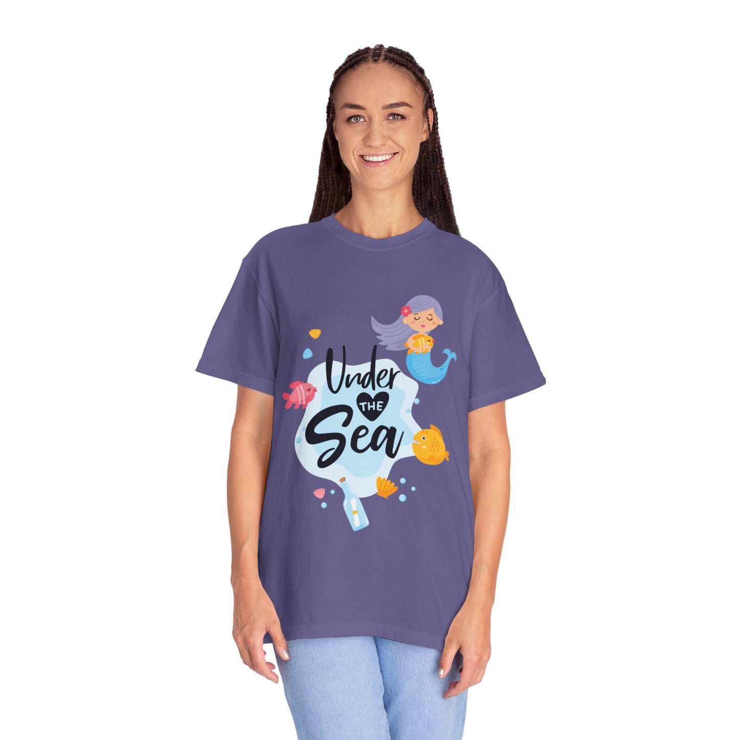 Under The Sea Oceanic Enchantment Tee Marine Life Wonders Unseen Depths Unisex Heavy Cotton T-Shirt