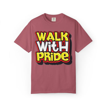 Walk With Pride Confidence Tee Aspiration Mindfulness Integrity Empowerment Unisex Heavy Cotton T-Shirt