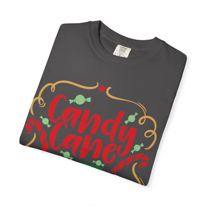 Candy Cane Cutie Enjoying Tee Tiny Helpers Jingle Bell Bling Festival Season Merry Christmas Unisex Heavy Cotton T-Shirt
