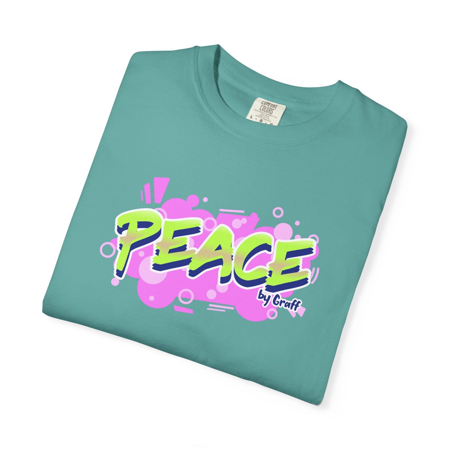 Graffiti Logo Maker Featuring Bubbly Graphics Unisex Heavy Cotton T-Shirt