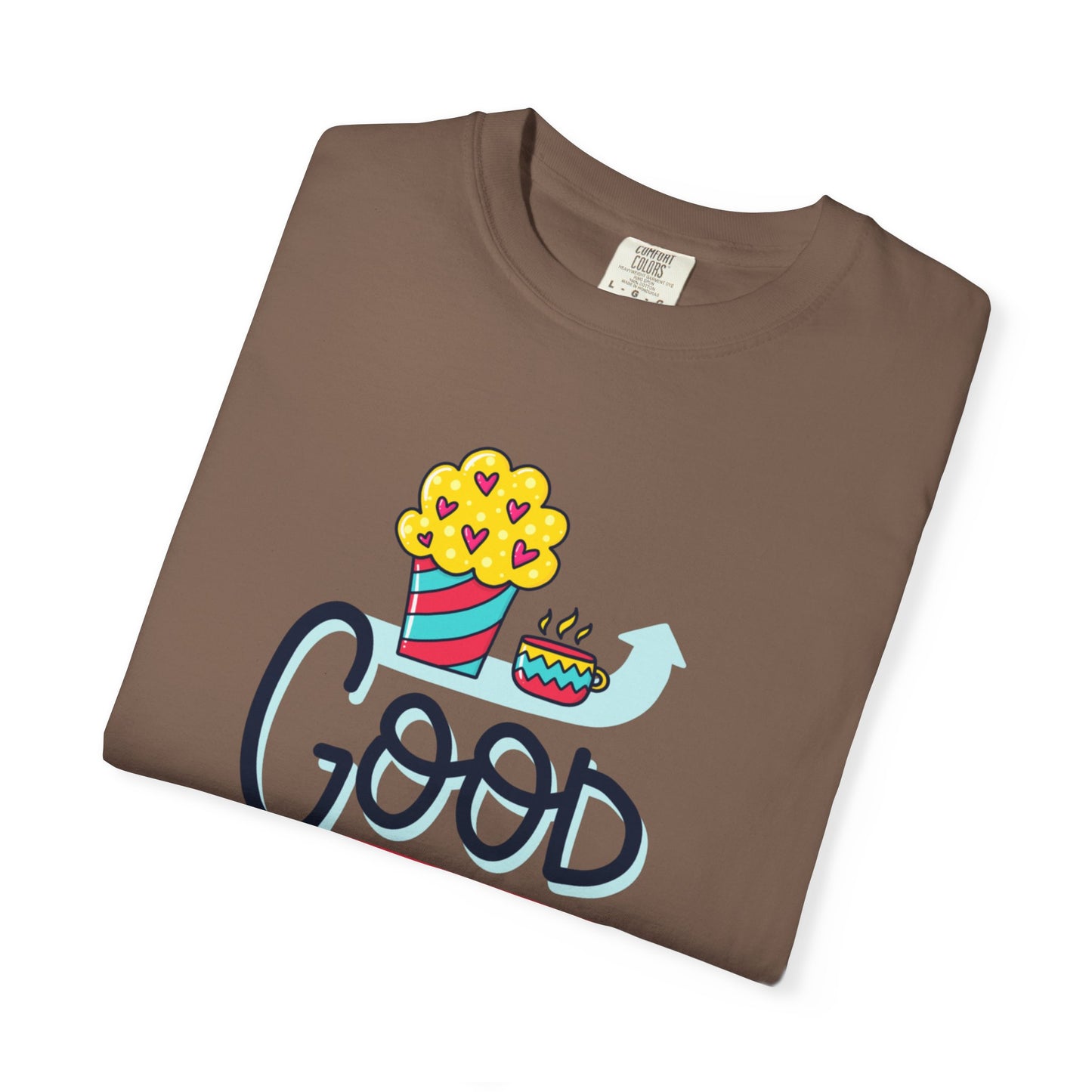 Good Morning Lazy Day Achiever Morning Champion Tee Daily Victory Sleep Defeated Unisex Heavy Cotton T-Shirt