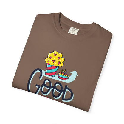 Good Morning Lazy Day Achiever Morning Champion Tee Daily Victory Sleep Defeated Unisex Heavy Cotton T-Shirt
