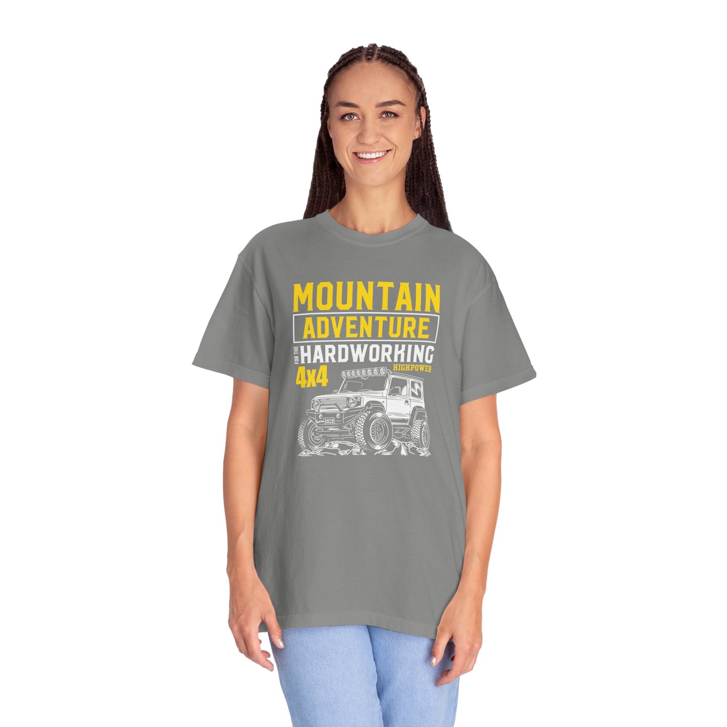 Thriller Mountain Adventure Mountain Explorer Sarcastic Alpine Discover Unisex Heavy Cotton T-Shirt