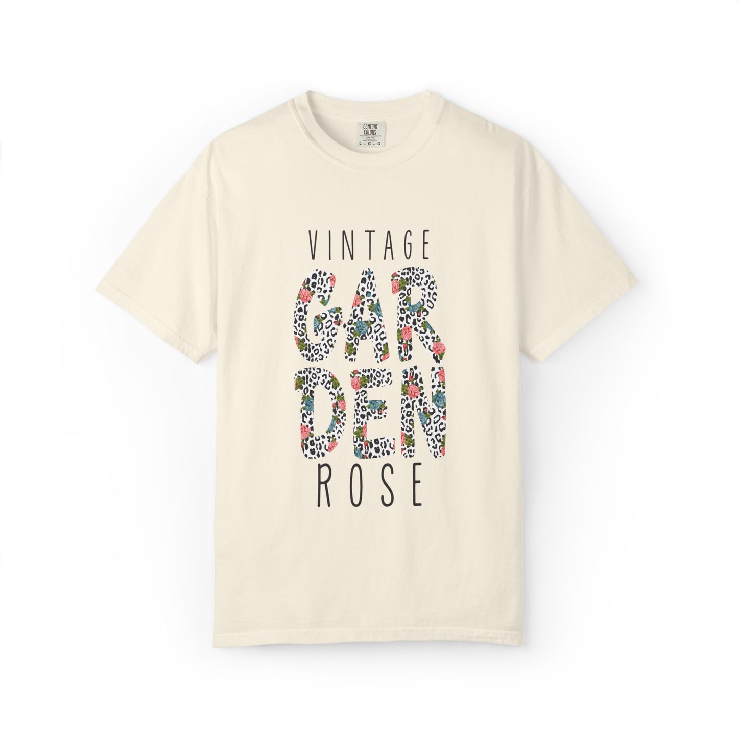Vintage Garden Rose Heartwarming Lovely Trendy Tee Sweet Charismatic Beautiful Fragrance Happiness Unisex Heavy Cotton T-Shirt