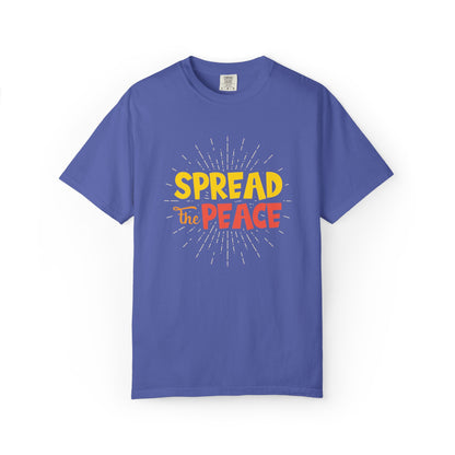 Spread The Peace Trendy Tee Encouraging Anti-violence Unity Kindness Humble Positivity Unisex Heavy Cotton T-Shirt