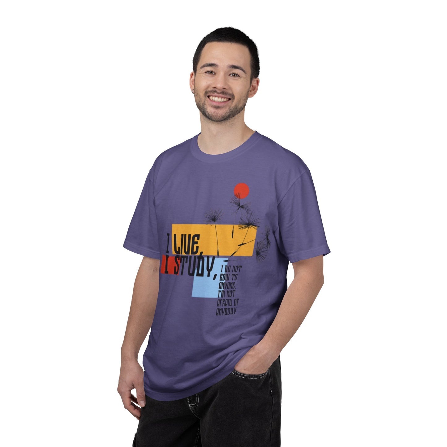 I Live I Study - Unisex Garment-Dyed T-shirt