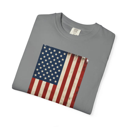 Flag USA - Unisex Garment-Dyed T-shirt