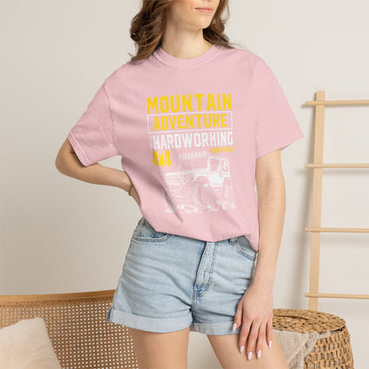 Thriller Mountain Adventure Mountain Explorer Sarcastic Alpine Discover Unisex Heavy Cotton T-Shirt