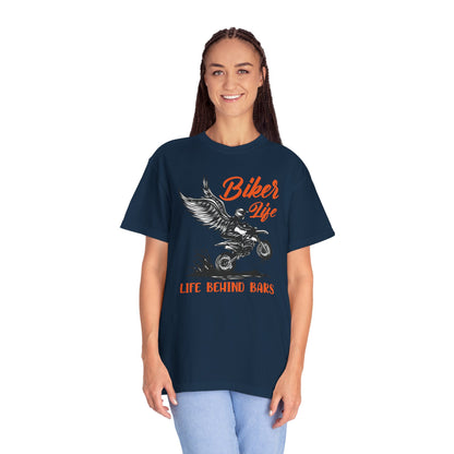Thriller Live Behind Bars Secret Of Life Journey Over Destination Two Wheeled Adventures Unisex Heavy Cotton T-Shirt