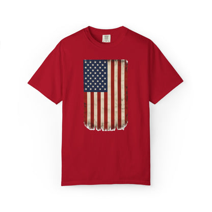 Flag USA - Unisex Garment-Dyed T-shirt