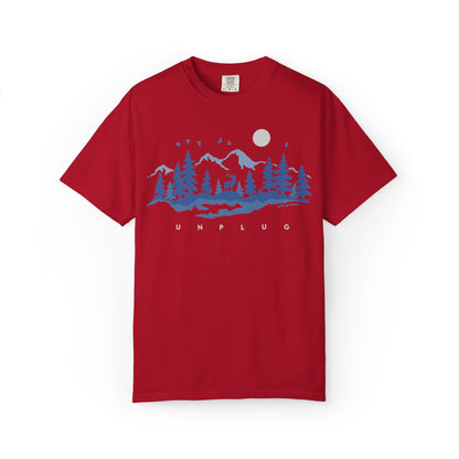 Unplug - Unisex Garment-Dyed T-shirt