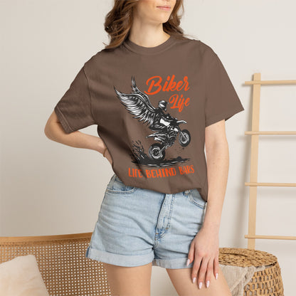 Thriller Live Behind Bars Secret Of Life Journey Over Destination Two Wheeled Adventures Unisex Heavy Cotton T-Shirt