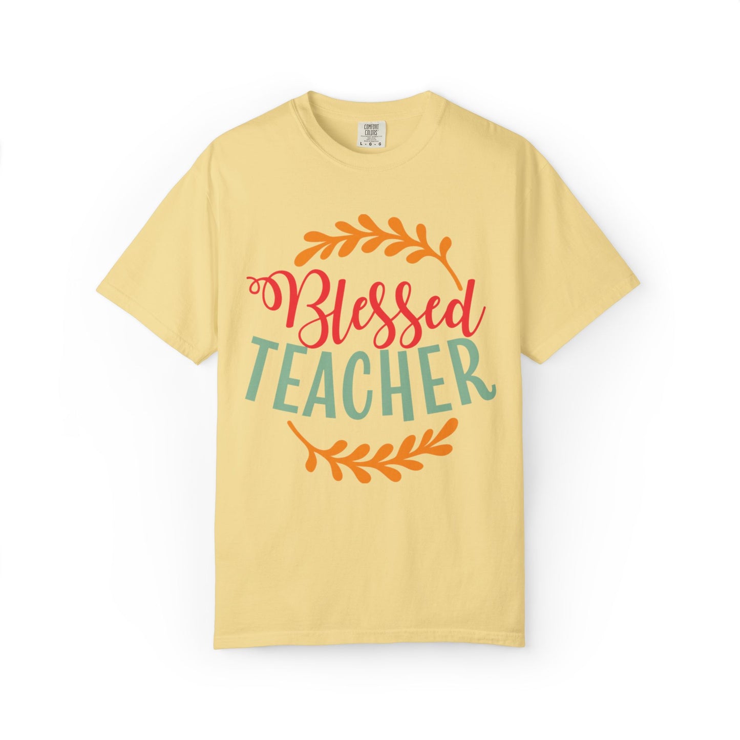 Blessed Teacher Role Model Supportive Learning Positive Reinforcement Moral Values Unisex Heavy Cotton T-Shirt
