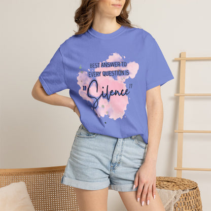 Silence - Unisex Garment-Dyed T-shirt