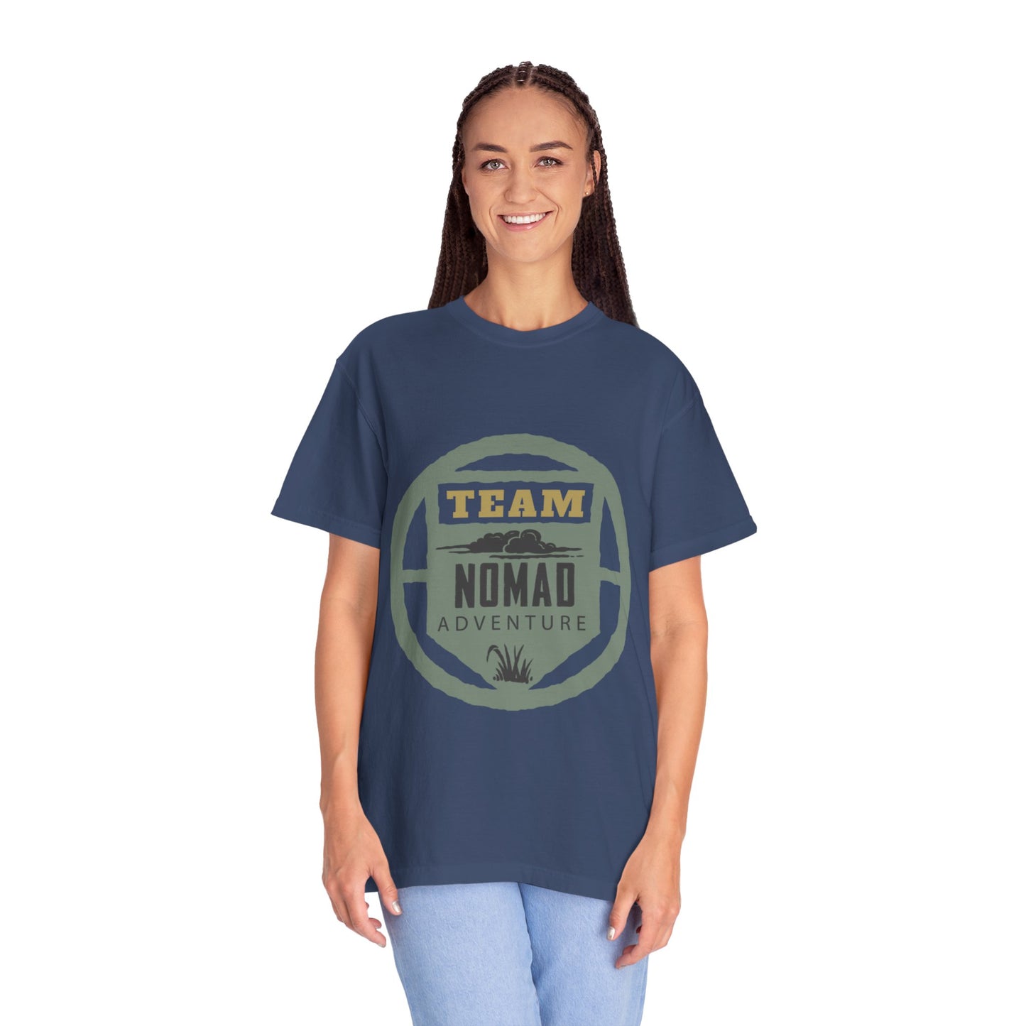 Team Nomad Constant Movement Discovery Freedom Adventure Enthusiasts Unisex Heavy Cotton T-Shirt