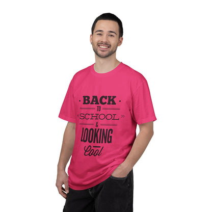 Funny Back To School Looking Cool New Beginning Educational Journey New Classroom Backpack Notebooks Unisex Heavy Cotton T-Shirt