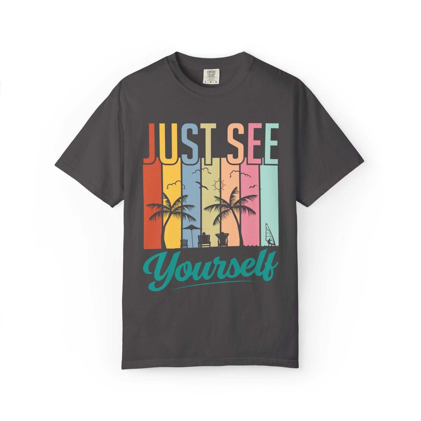 Inspirational Just See Yourself Self-Discovery Personal Vision Focus Summer Vibes Unisex Heavy Cotton T-Shirt