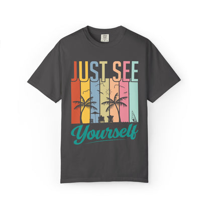 Inspirational Just See Yourself Self-Discovery Personal Vision Focus Summer Vibes Unisex Heavy Cotton T-Shirt