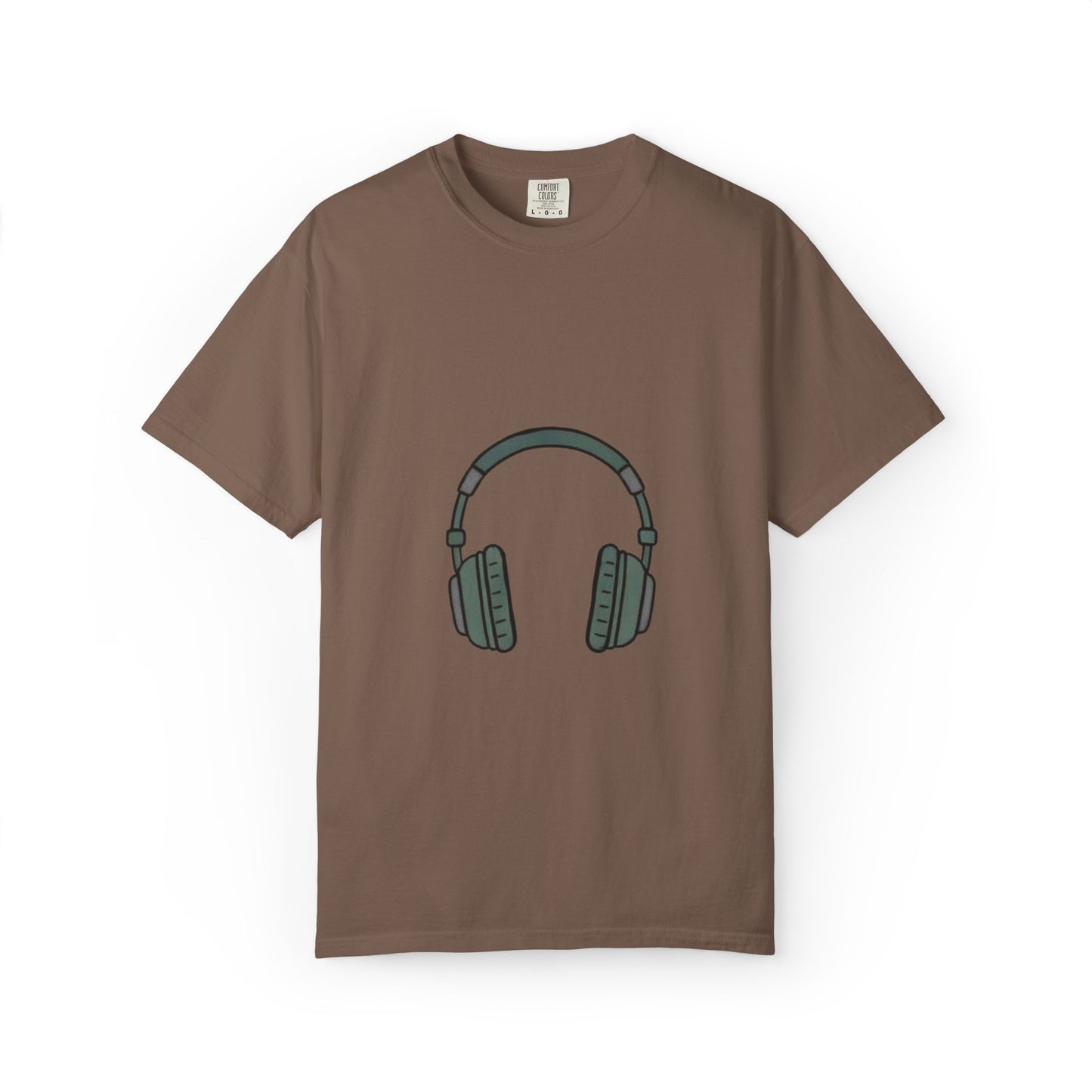 Head Phone Unisex Garment-Dyed T-shirt