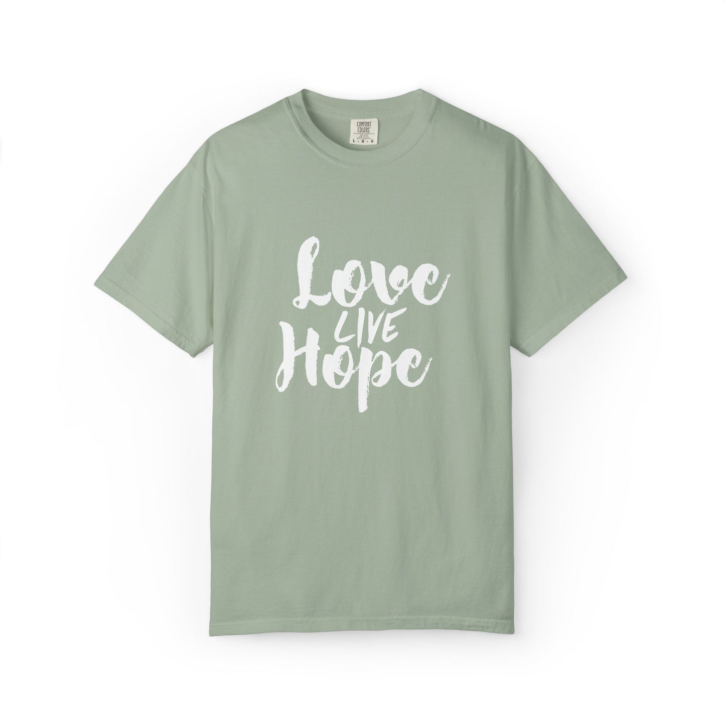 Love live hope Modern Tee Achievement Self-Improvement Unisex Heavy Cotton T-Shirt