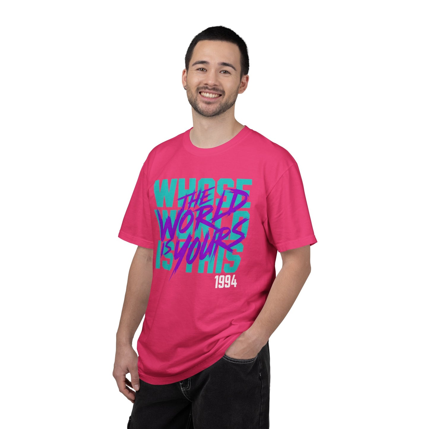The World Is Yours Unisex Garment-Dyed T-shirt