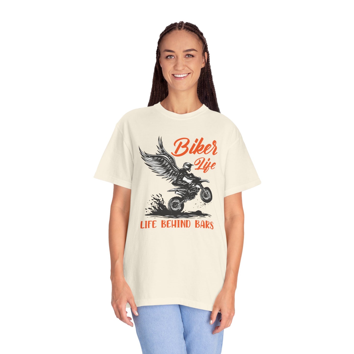 Thriller Live Behind Bars Secret Of Life Journey Over Destination Two Wheeled Adventures Unisex Heavy Cotton T-Shirt