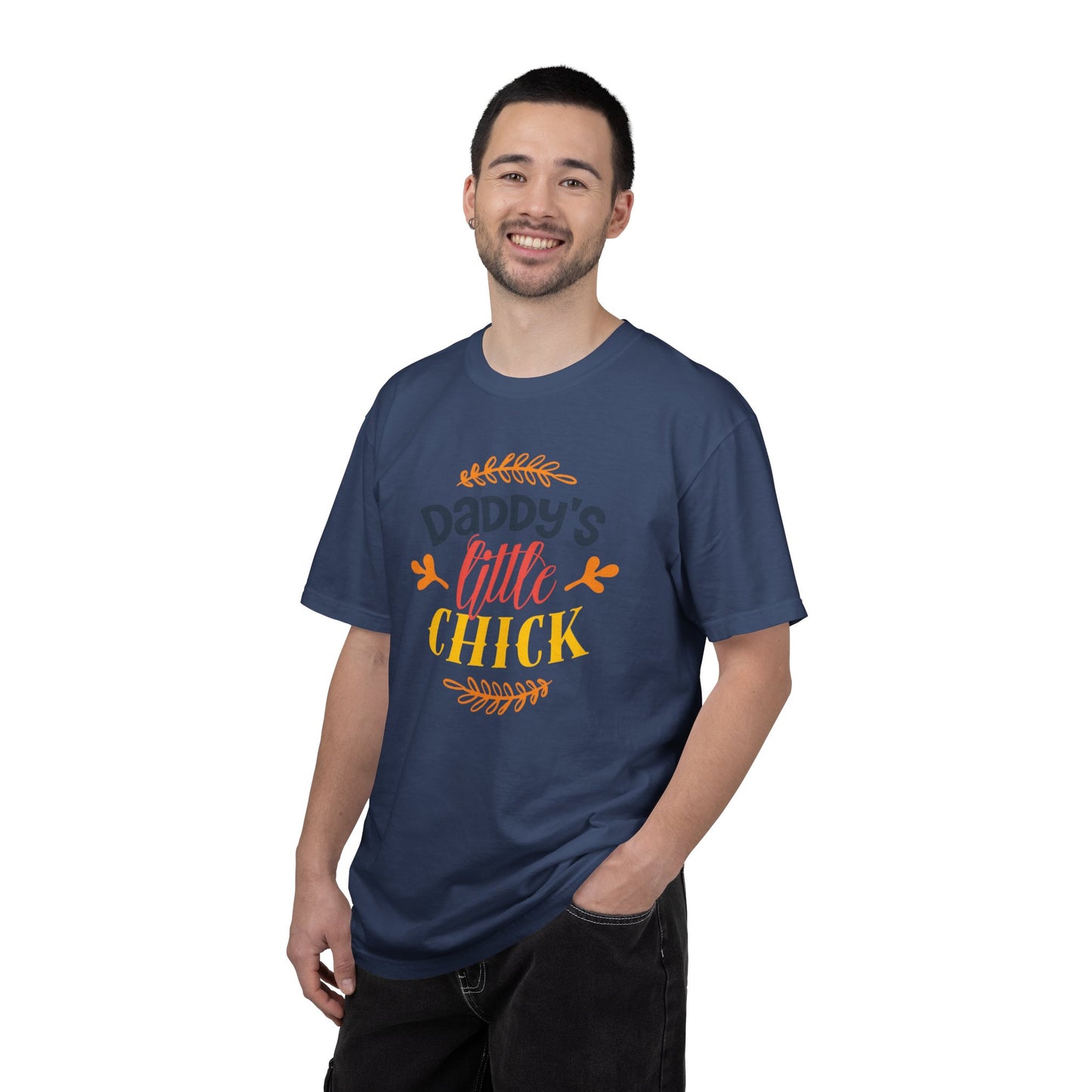 Daddy’s Little Chick Confidence Tee Elegance Charming Appealing Beauty Easter Celebration Unisex Heavy Cotton T-Shirt