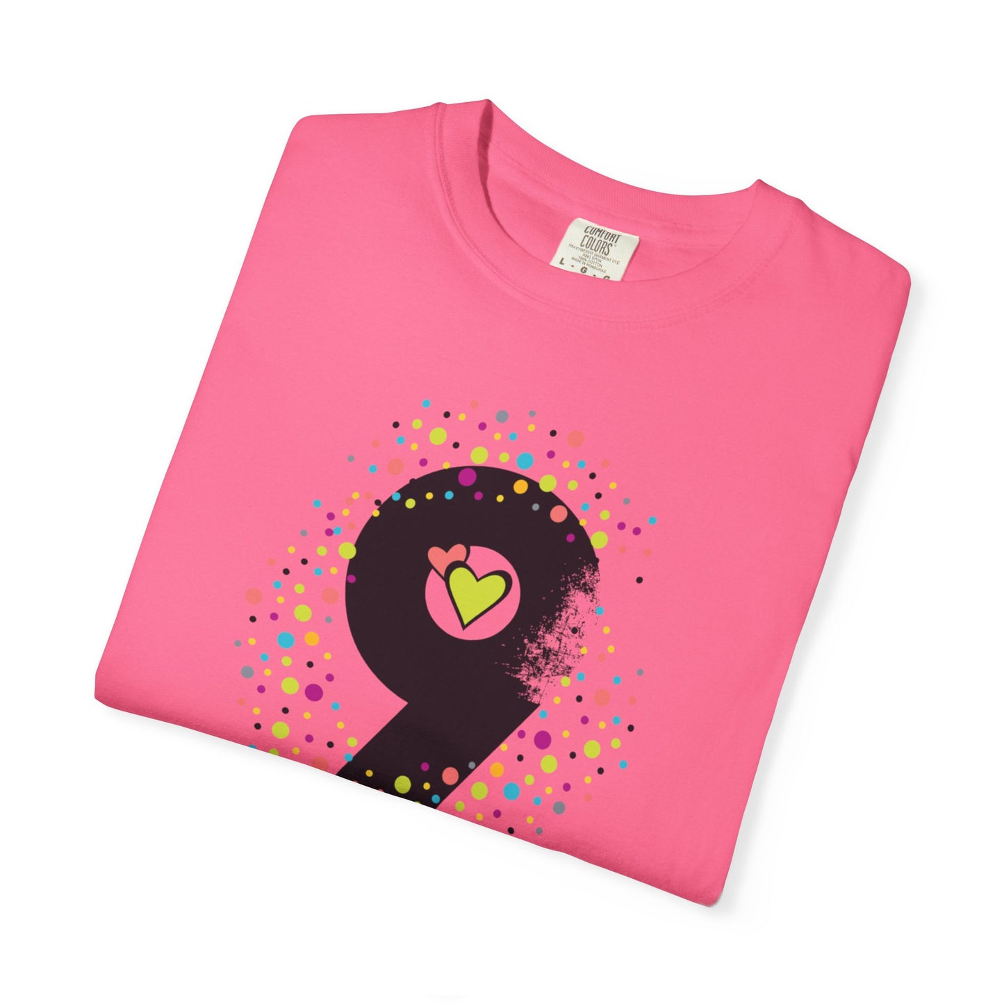 9 Nine Number Flowers Heartwarming Lovely Trendy Tee Sweet Charismatic Beautiful Fragrance Rose Unisex Heavy Cotton T-Shirt