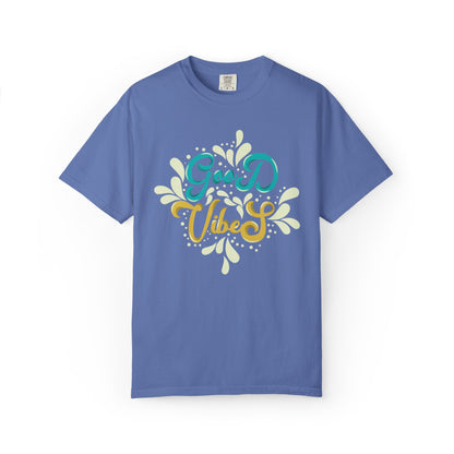 Good Vibes Motivational Tee Let Go Of Negativity Focus On Solutions Growth Mindset Unisex Heavy Cotton T-Shirt