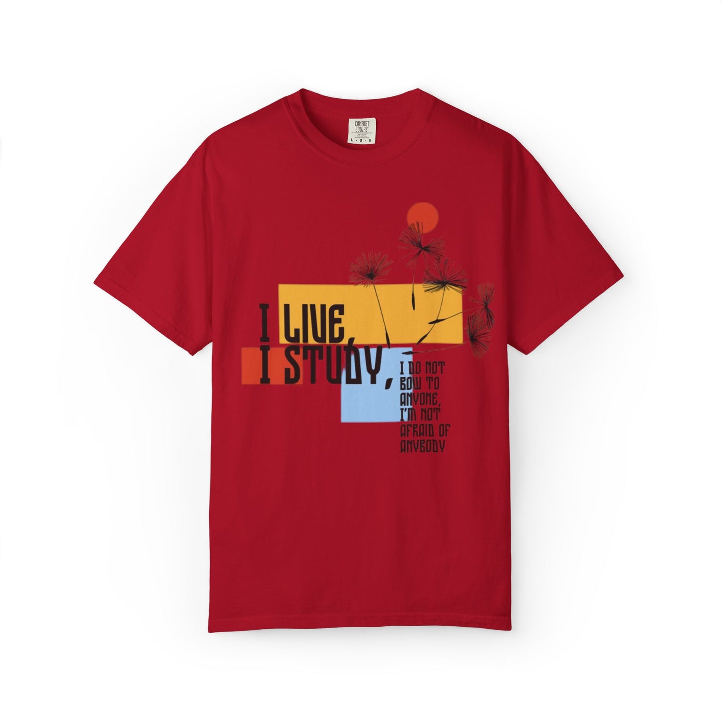 I Live I Study - Unisex Garment-Dyed T-shirt