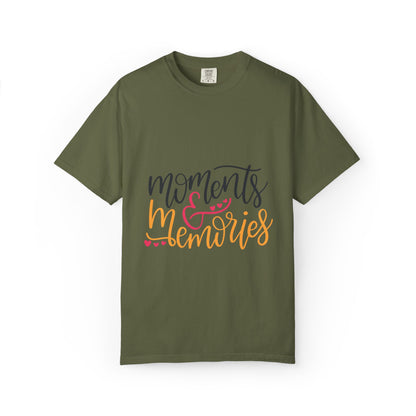 Moments & Memories Chapters Of Life Precious Moments Tee Recollections Meaningful Experiences Nostalgia  Unisex Heavy Cotton T-Shirt